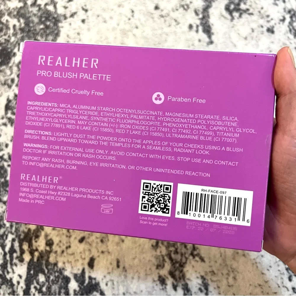 RealHer You Are Brilliant Pro Blush Palette